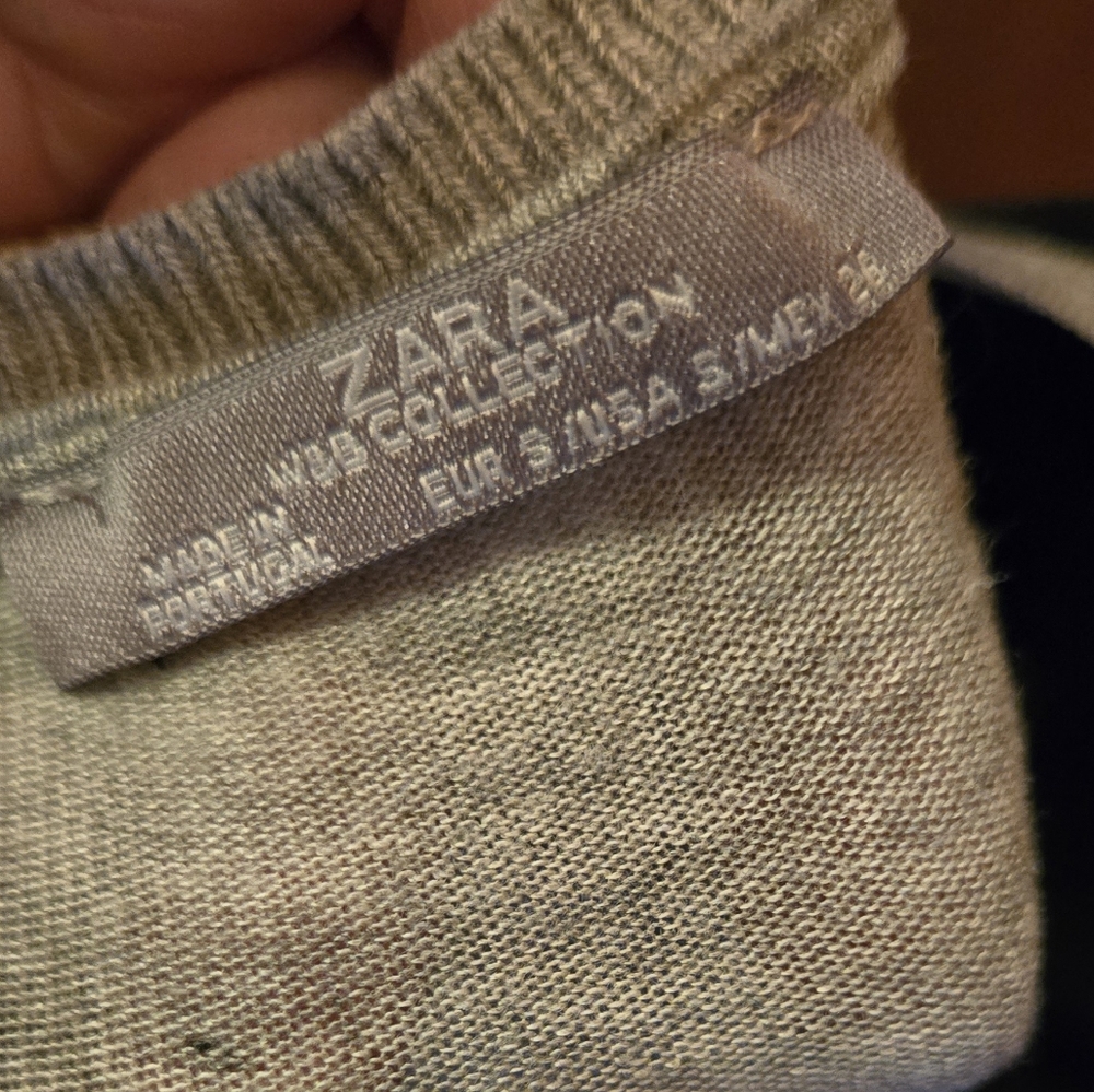 Zara cool multi media/fabric top szS - Picture 11 of 11